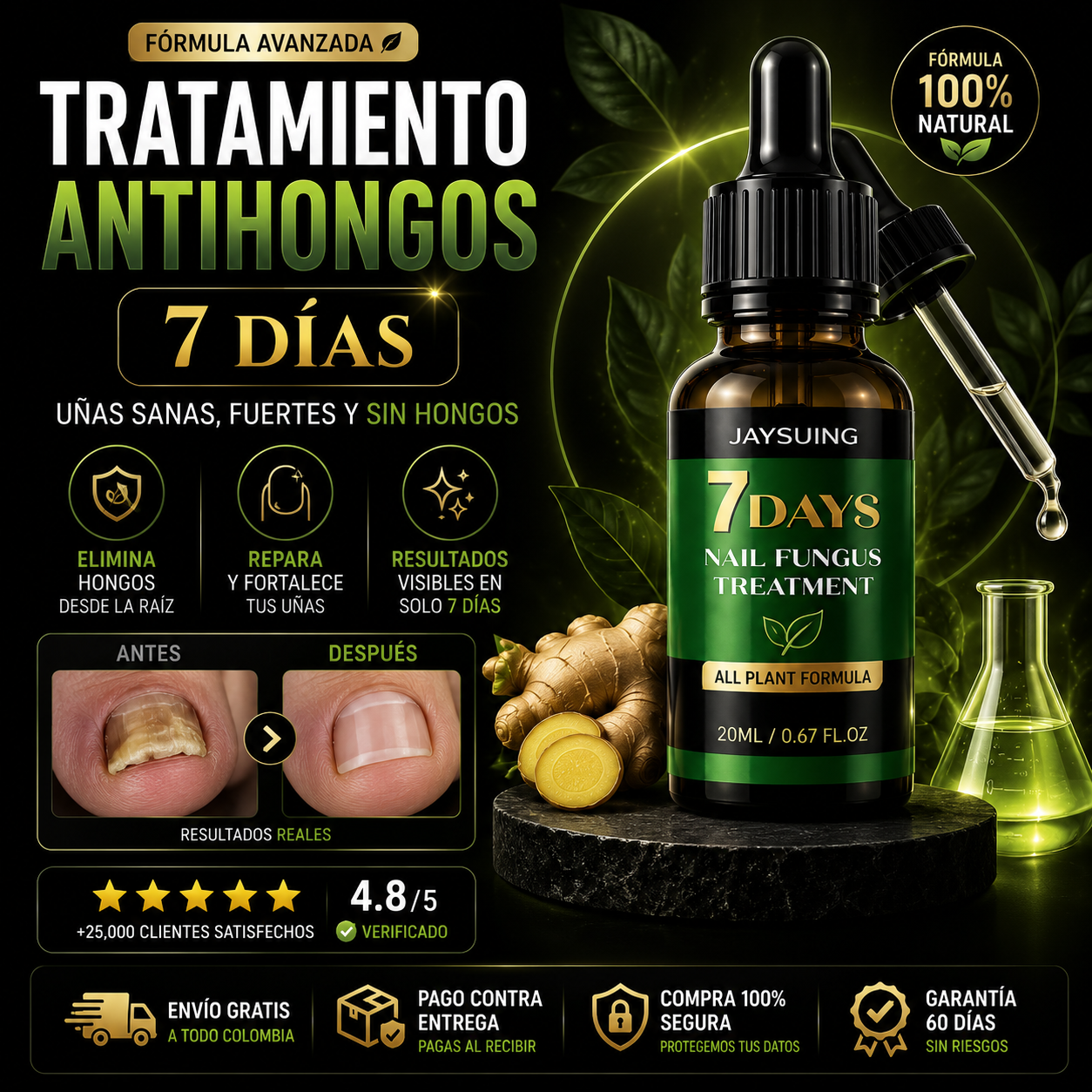 SERUM ACLARADOR DE UÑAS JAYSUING